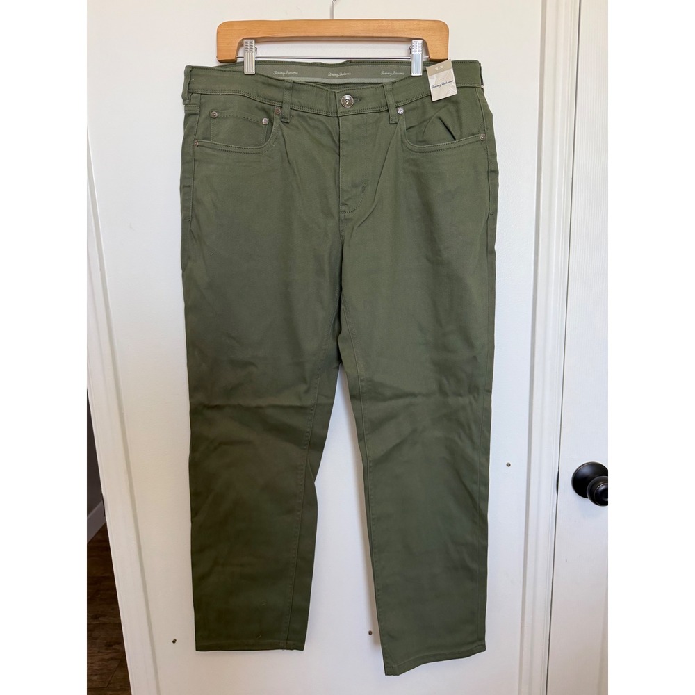 Tommy Bahama Boracay Traveler 5 Pocket Pants – Palm Moss – Men's 36x30 – NWT - Picture 2 of 5